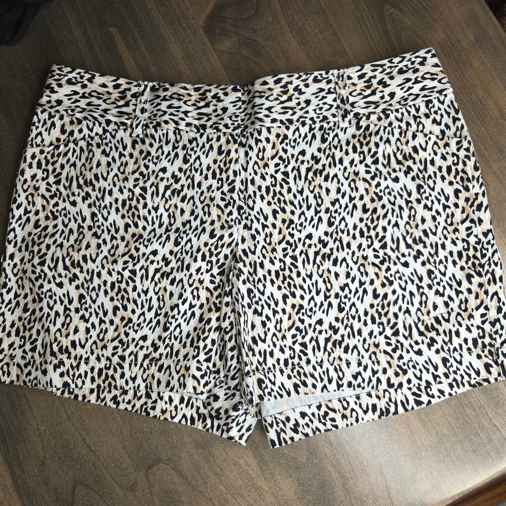 WHBM Animal Print Shorts Sz 6